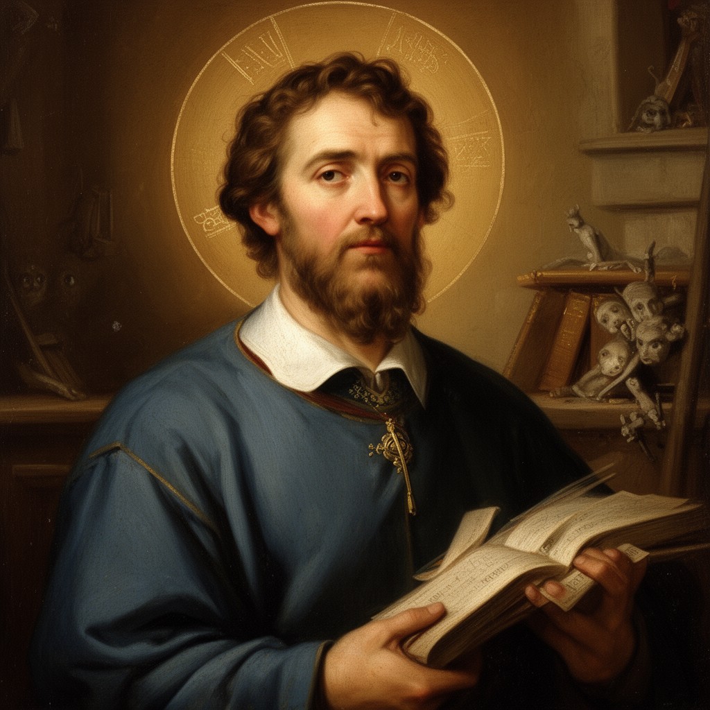 AI-generated illustration of Saint Stephen
