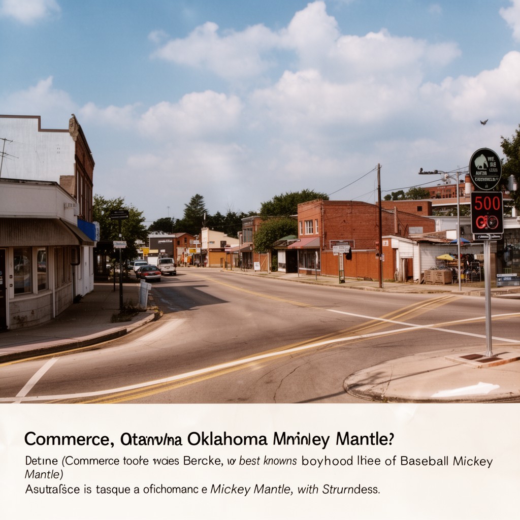AI-generated illustration of Commerce, Oklahoma, United States