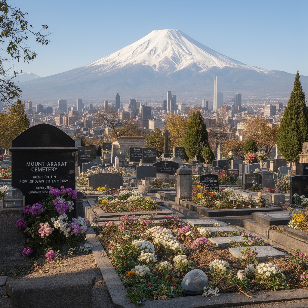 AI-generated illustration of Mount Ararat Cemetery