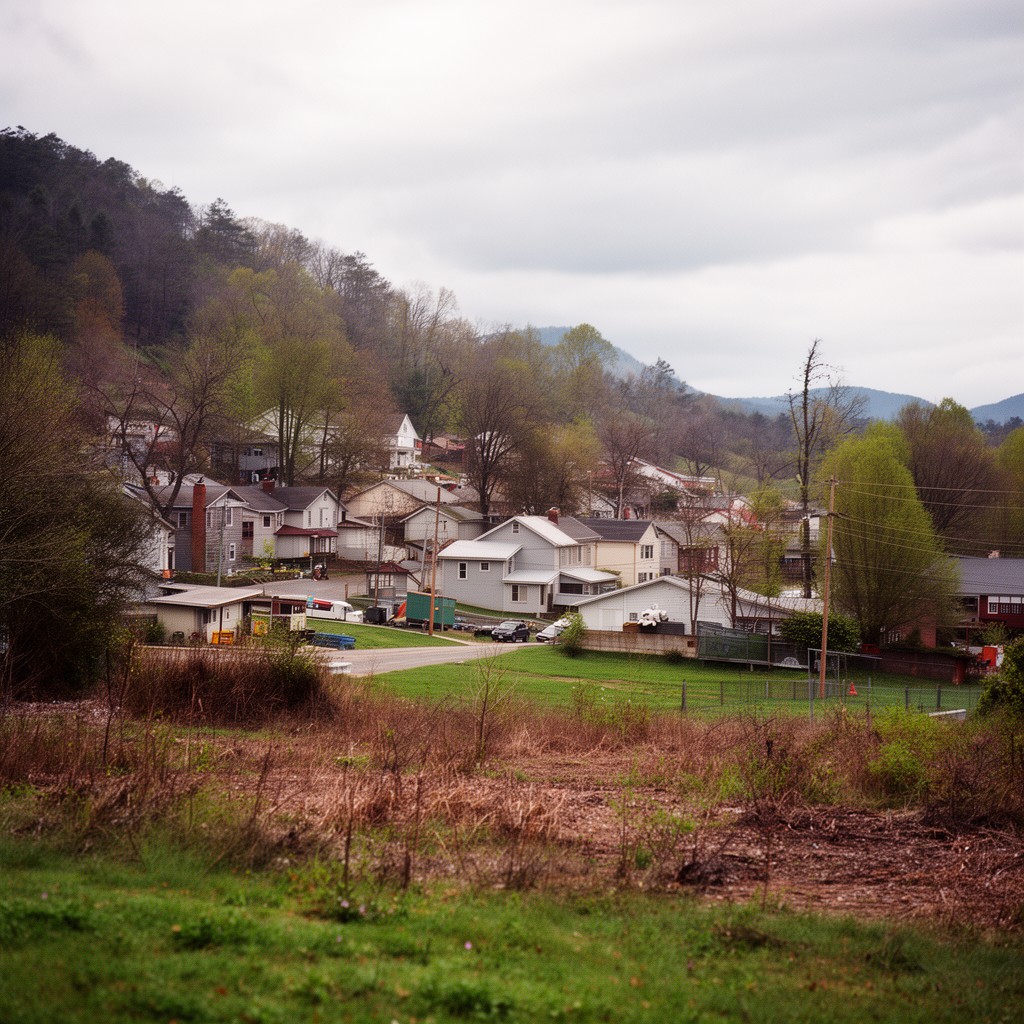 AI-generated illustration of Edna, West Virginia, United States