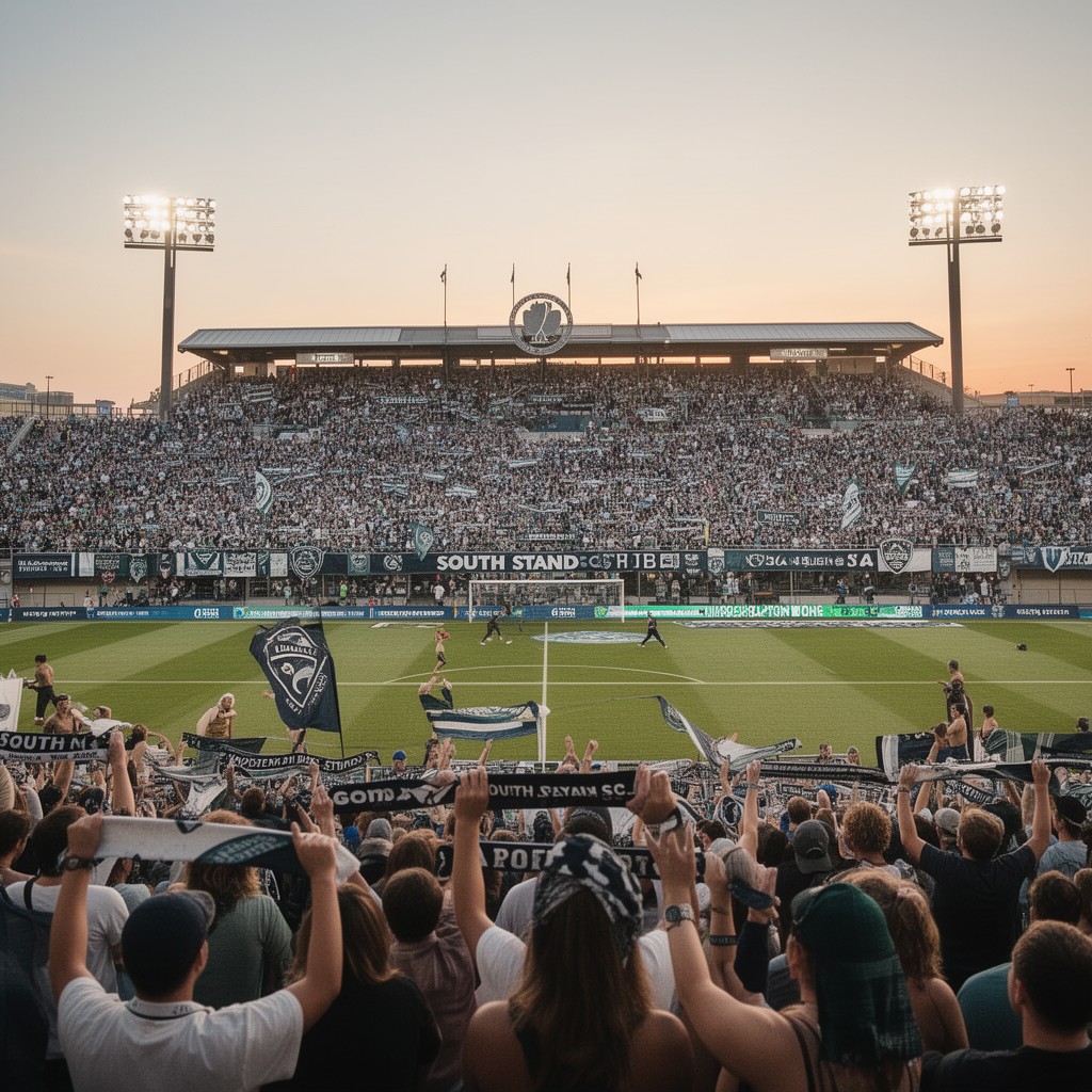 AI-generated illustration of South Stand SC