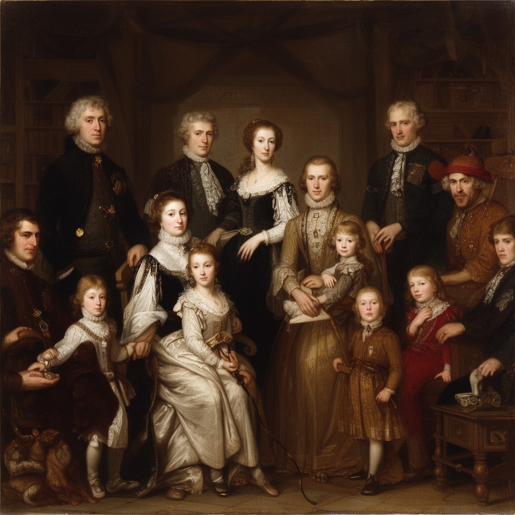 AI-generated illustration of Hyde family