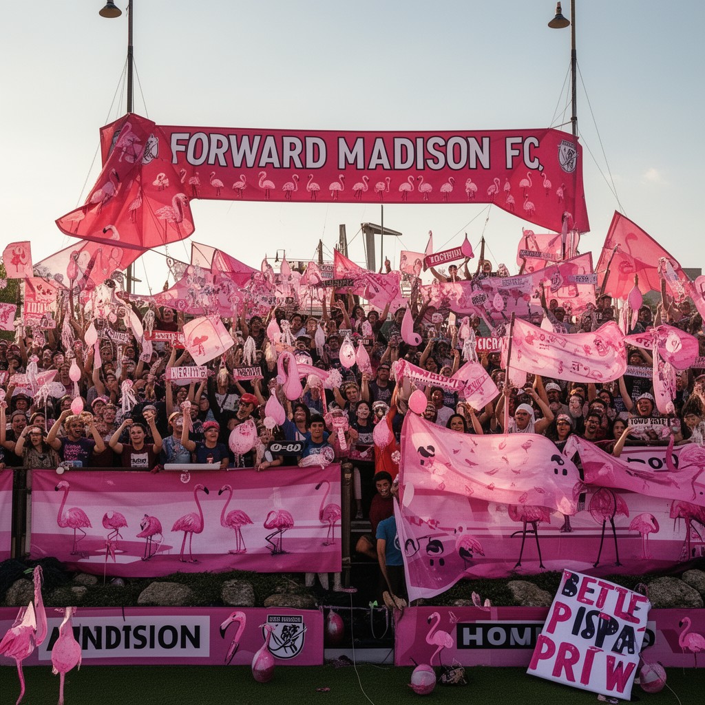 AI-generated illustration of Forward Madison FC