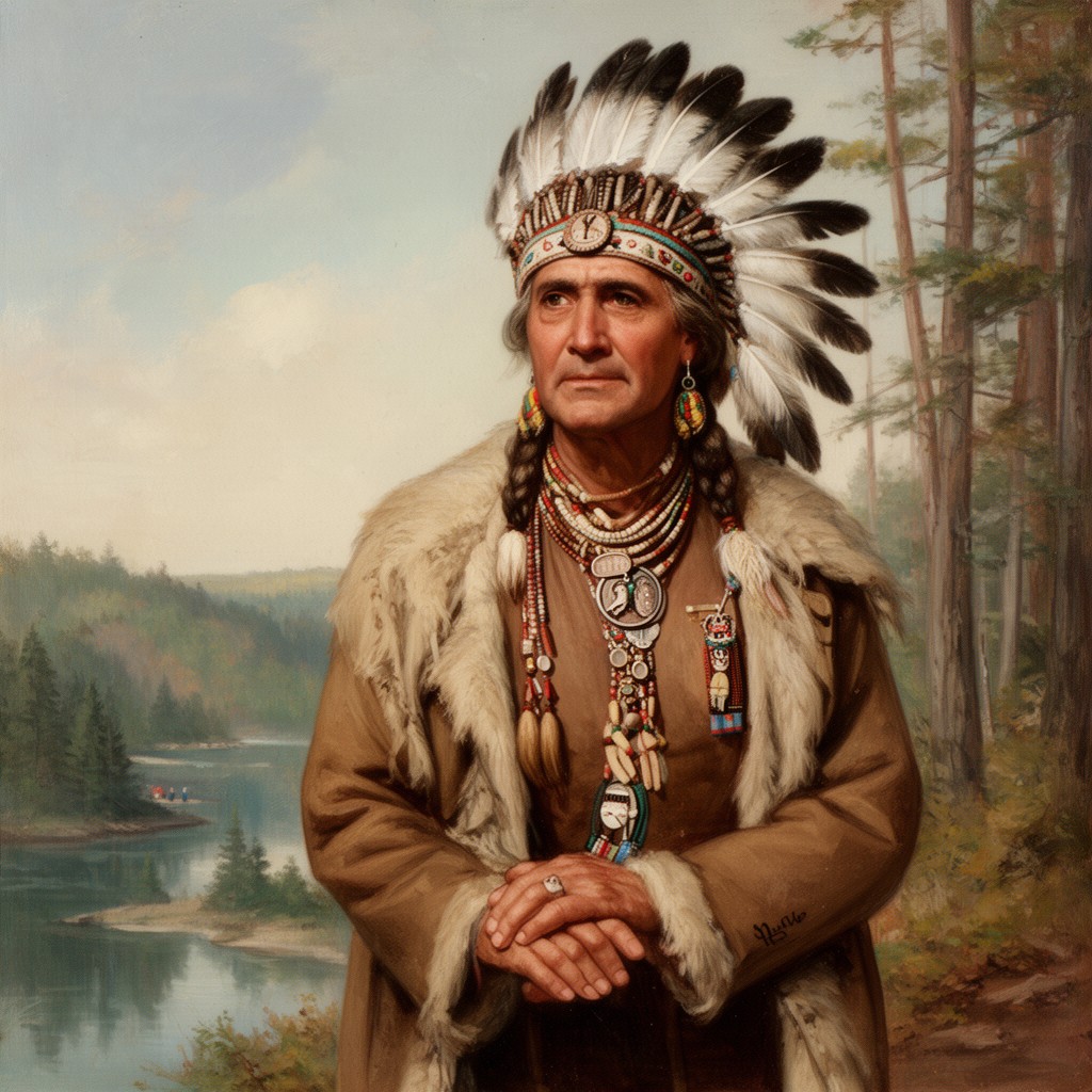 AI-generated illustration of Chief Ignatius Petosega