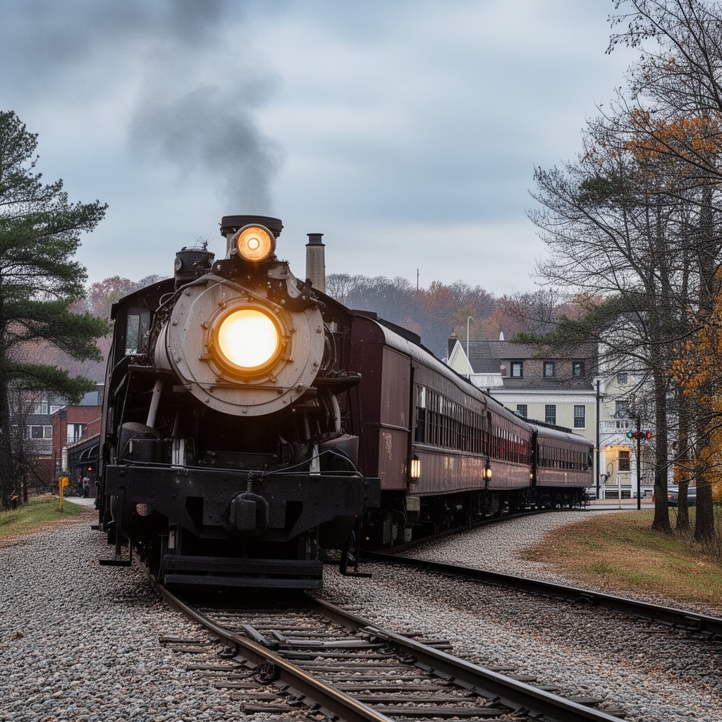 AI-generated illustration of Grand Rapids and Indiana Railroad