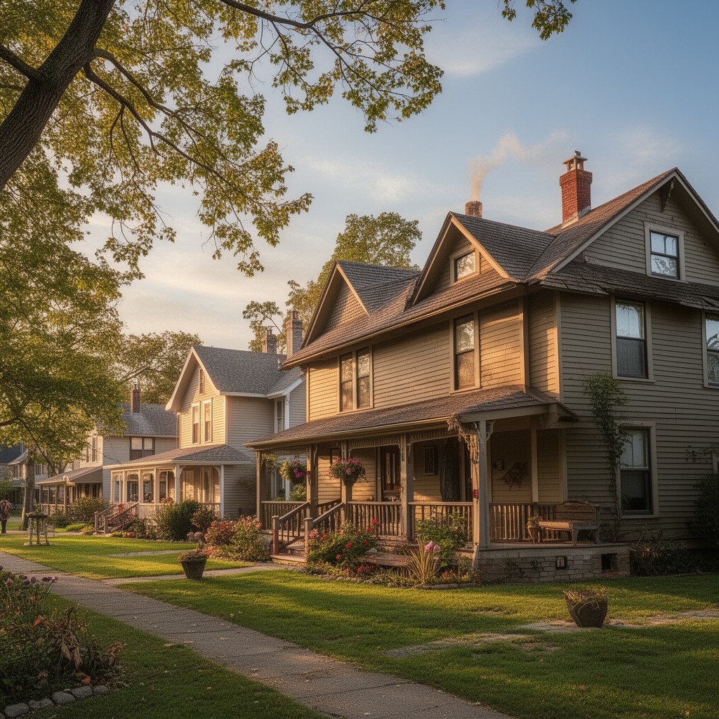 AI-generated illustration of Bay View Historic District (adjacent community)