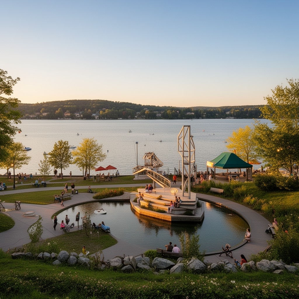 AI-generated illustration of Bayfront Park