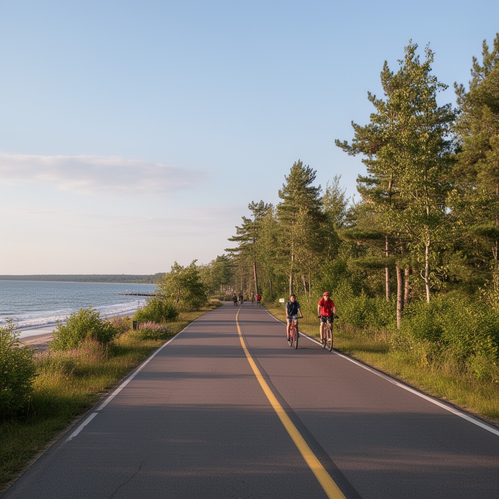 AI-generated illustration of Little Traverse Wheelway