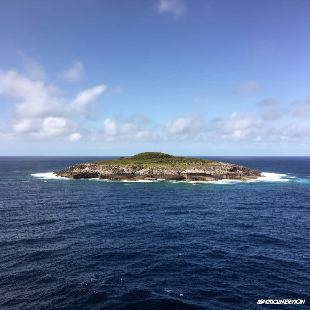 AI-generated illustration of Heralds Beacon Island