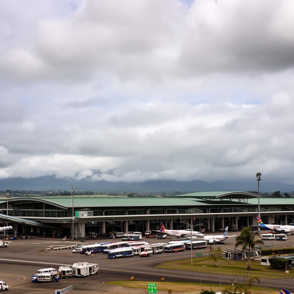 AI-generated illustration of Nadi International Airport