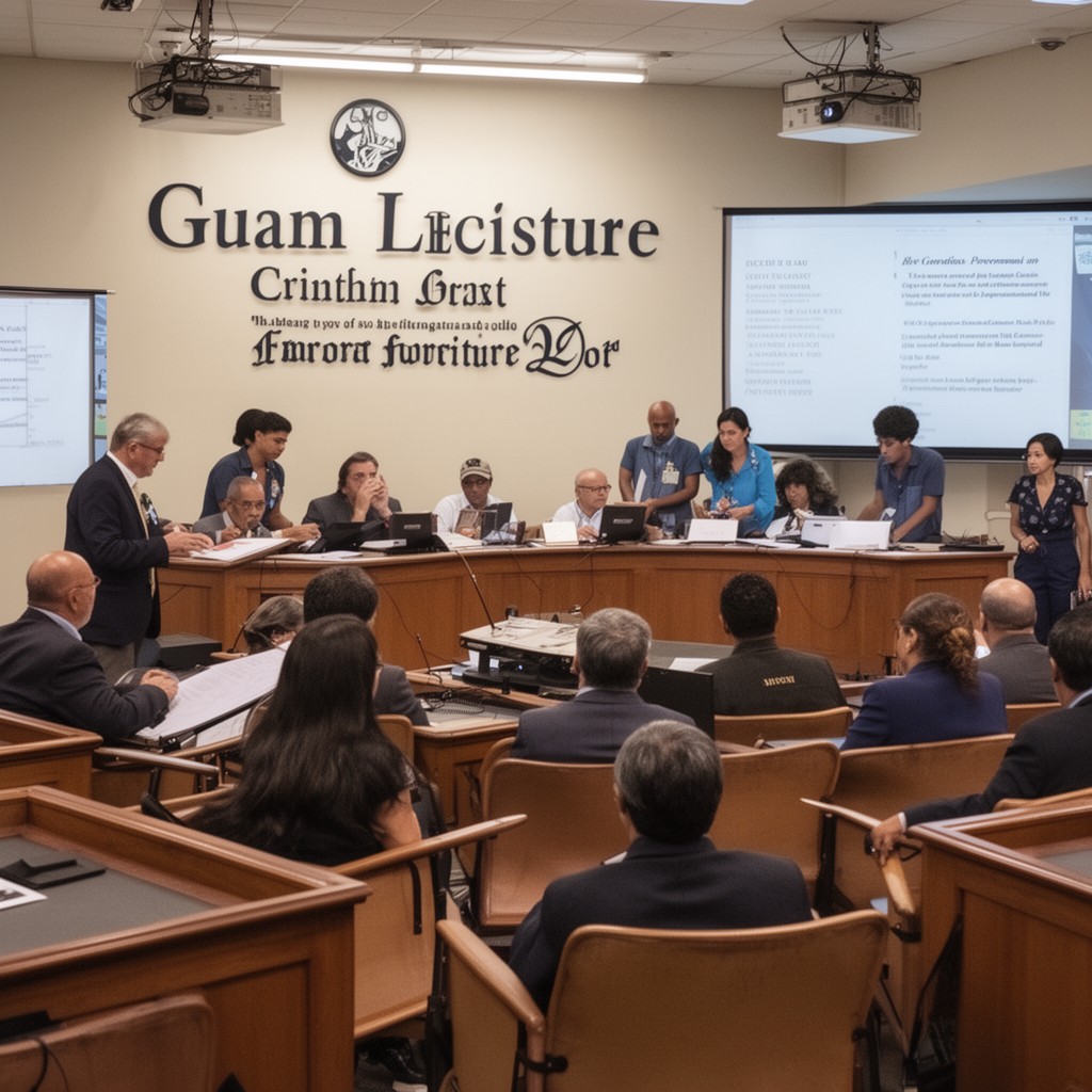 AI-generated illustration of Guam Legislature