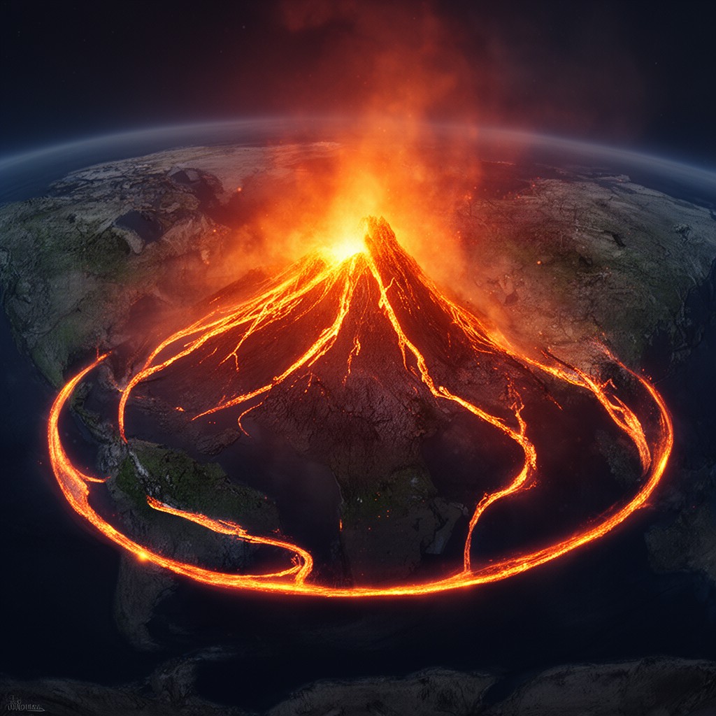 AI-generated illustration of Ring of Fire