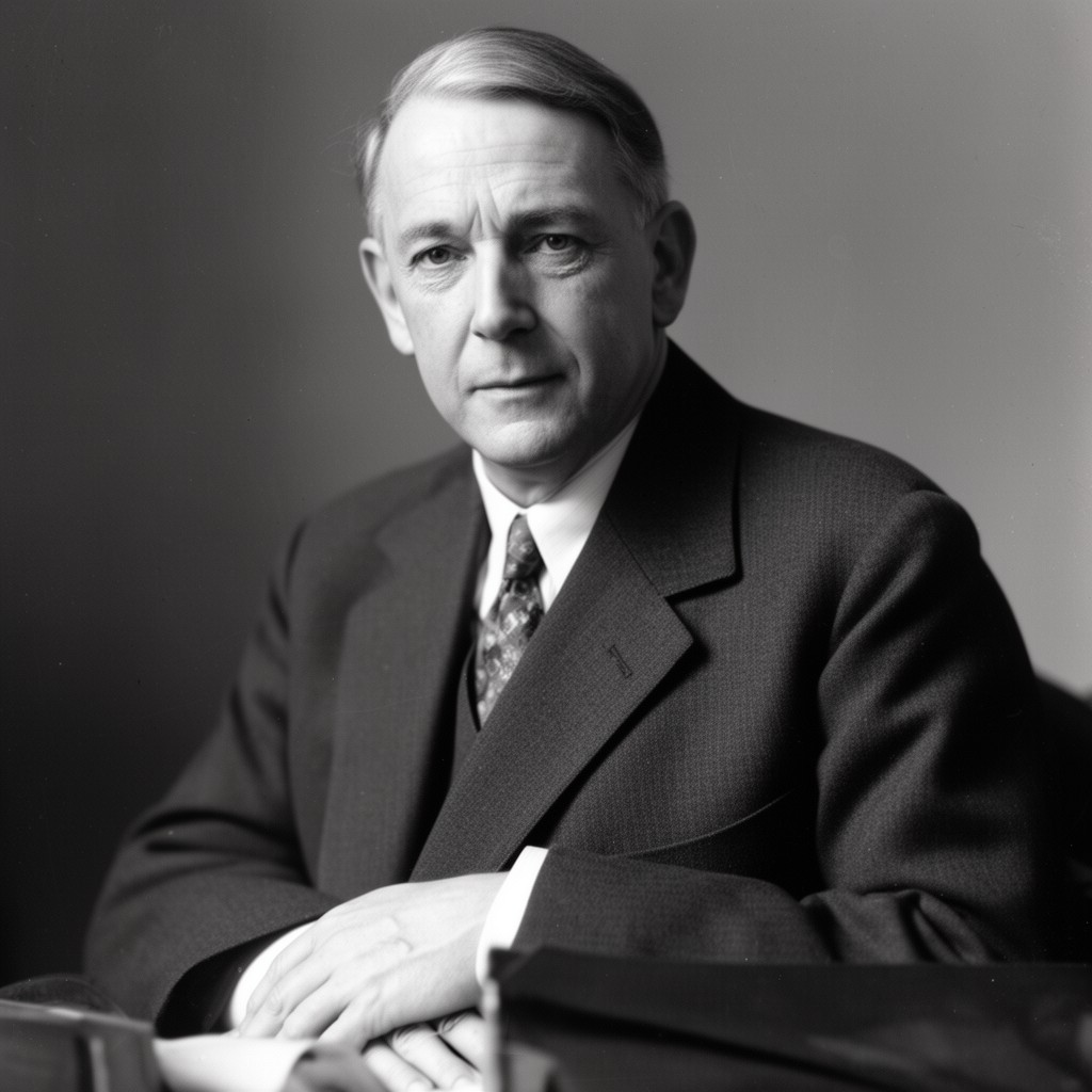 AI-generated illustration of Ernest Brown