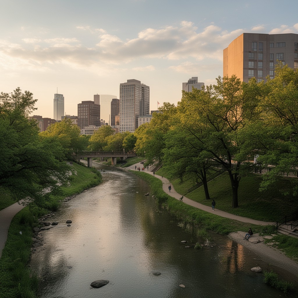 AI-generated illustration of Brush Creek