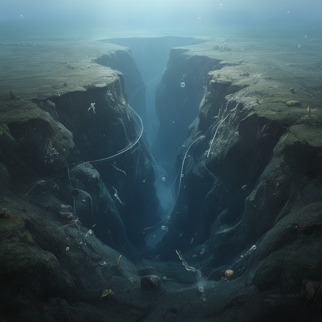 AI-generated illustration of Tonga Trench