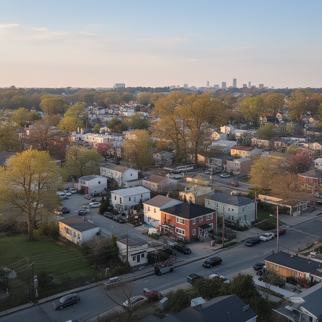 AI-generated illustration of Edmonston, Maryland