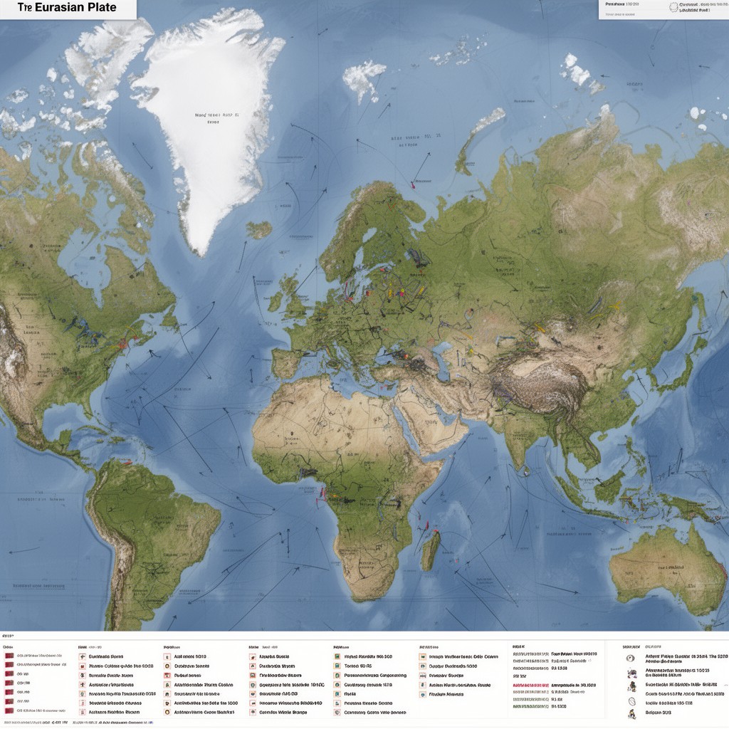 AI-generated illustration of Eurasian Plate