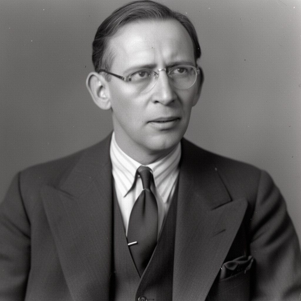 AI-generated illustration of Fritz London