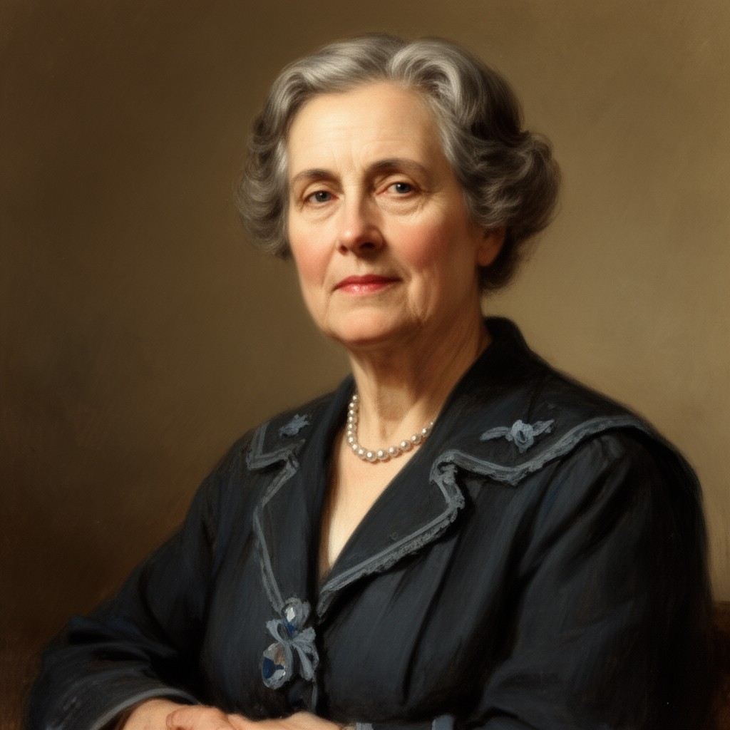 AI-generated illustration of Caroline Bamberger Fuld