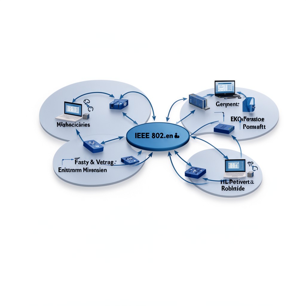 AI-generated illustration of IEEE 802.1Qem