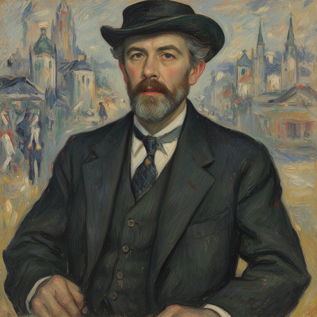 AI-generated illustration of Roderic O'Conor
