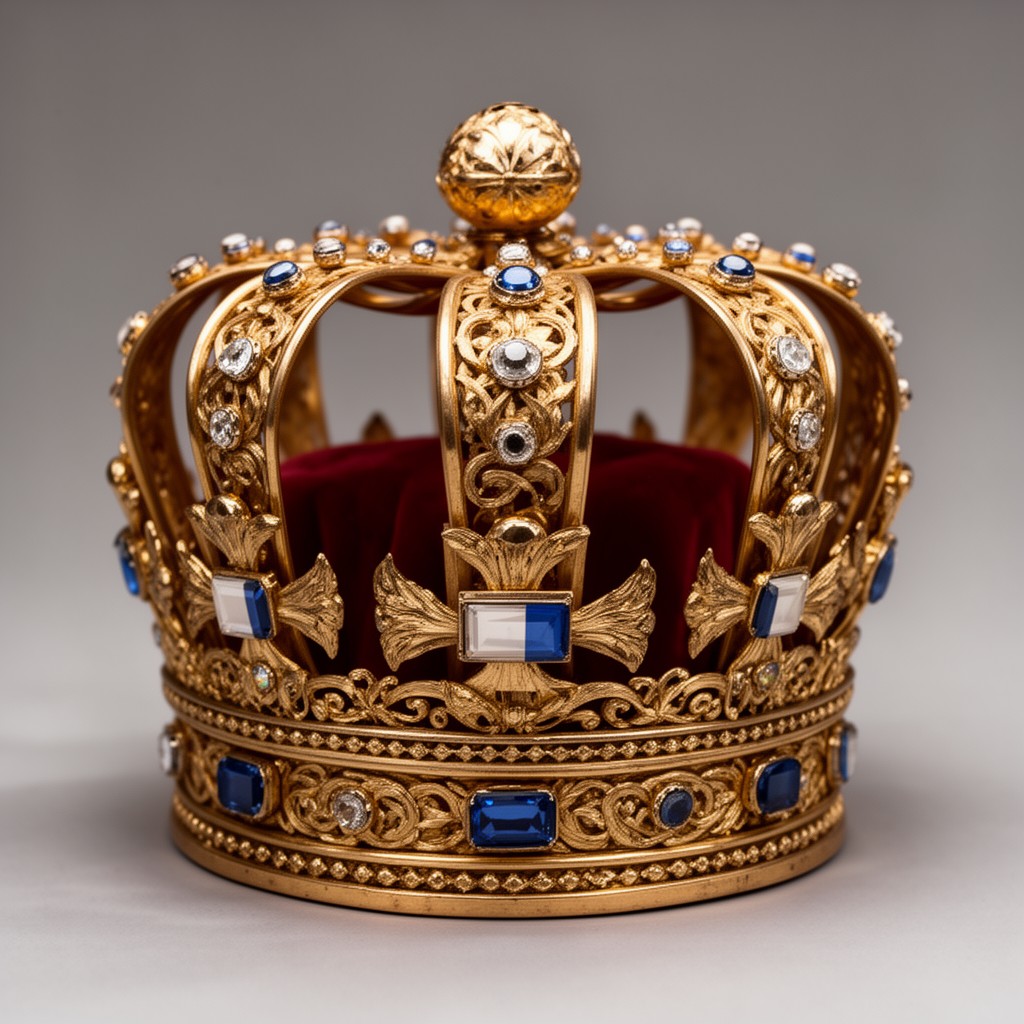 AI-generated illustration of French Crown