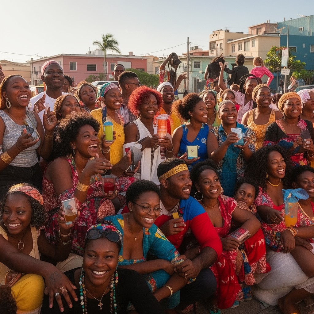 AI-generated illustration of Haitian Americans