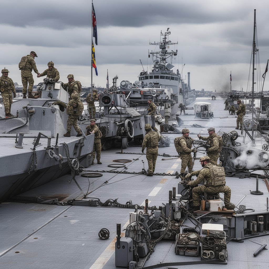 AI-generated illustration of UK Reserve Forces