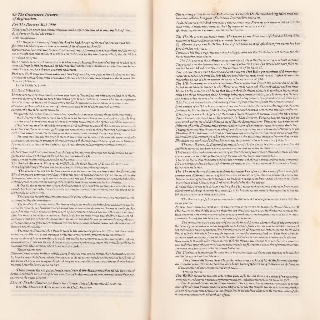 AI-generated illustration of Reserve Forces Act 1996 (United Kingdom)