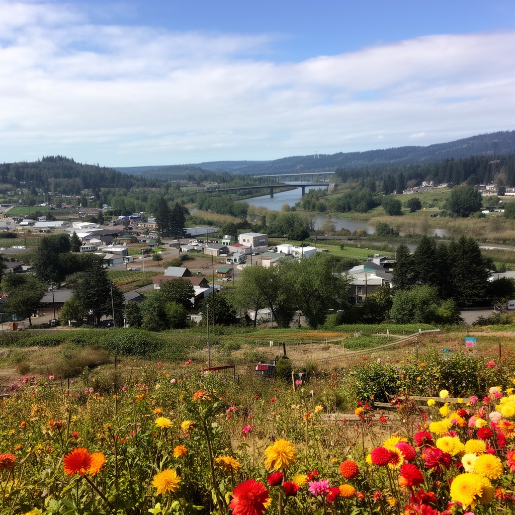AI-generated illustration of Canby, Oregon