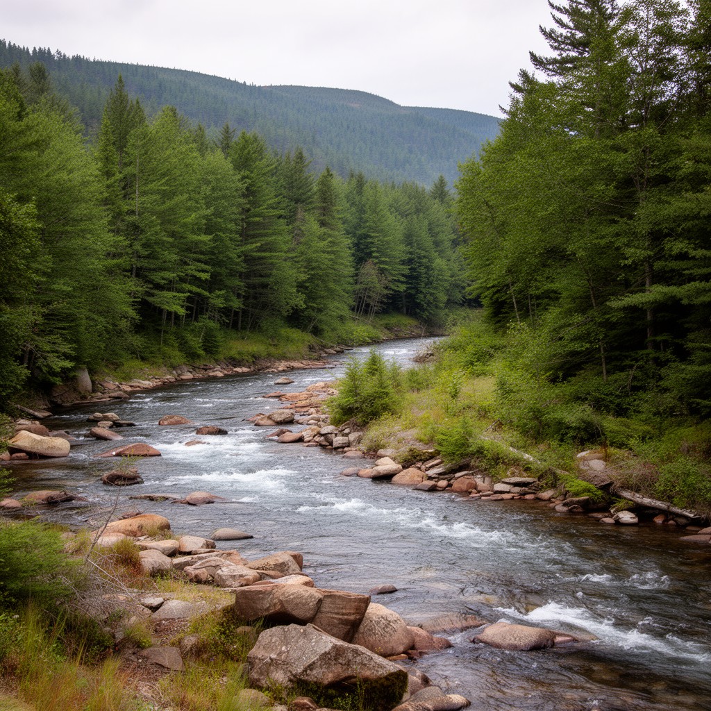 AI-generated illustration of Pemigewasset River