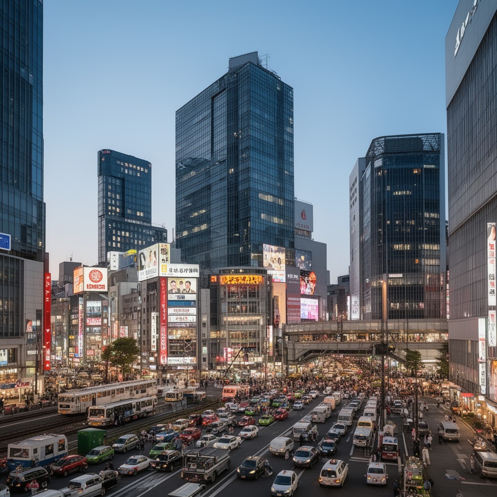 AI-generated illustration of Shinjuku