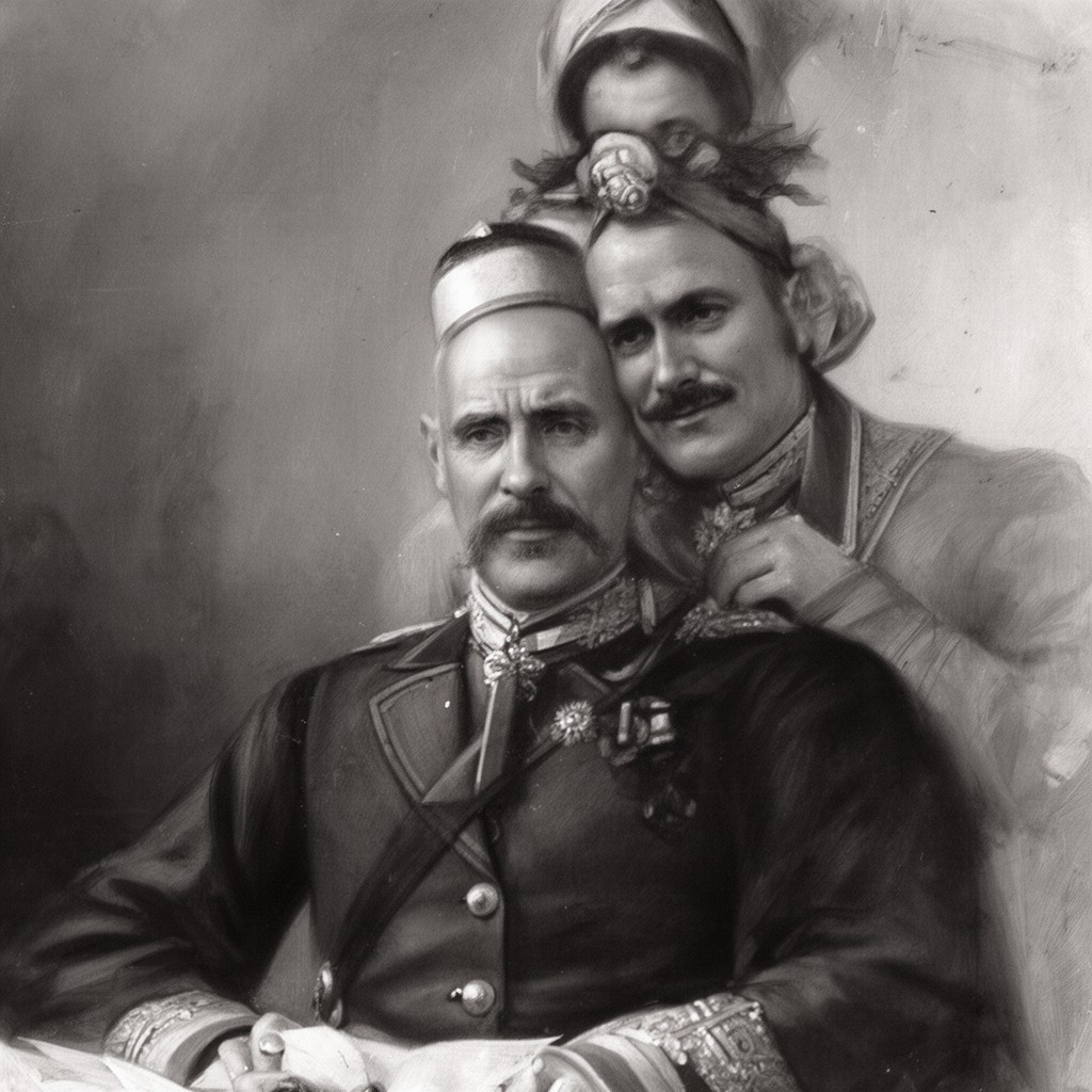 AI-generated illustration of Mikhail Alekseyev