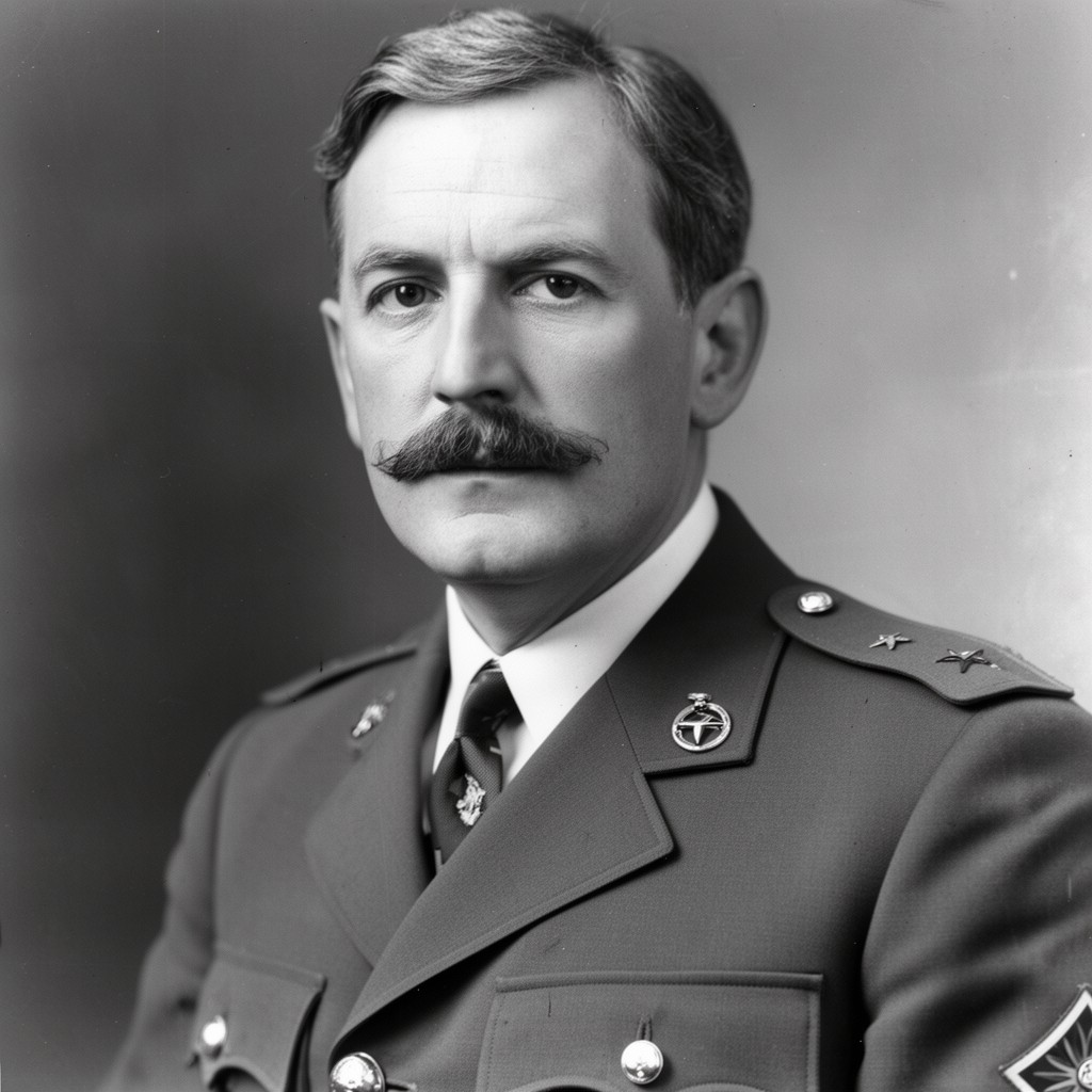 AI-generated illustration of Frederick Sykes