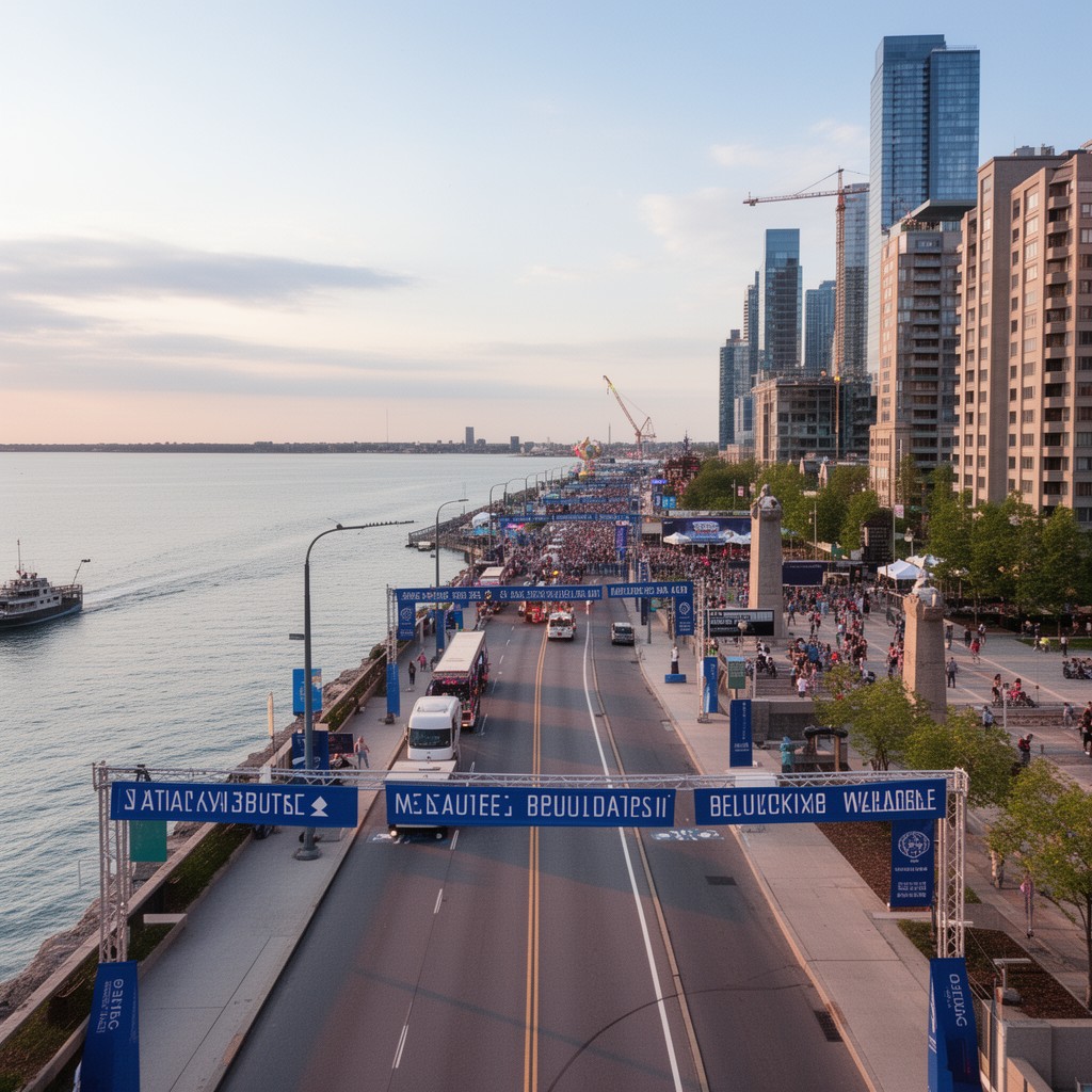 AI-generated illustration of Lake Shore Boulevard West