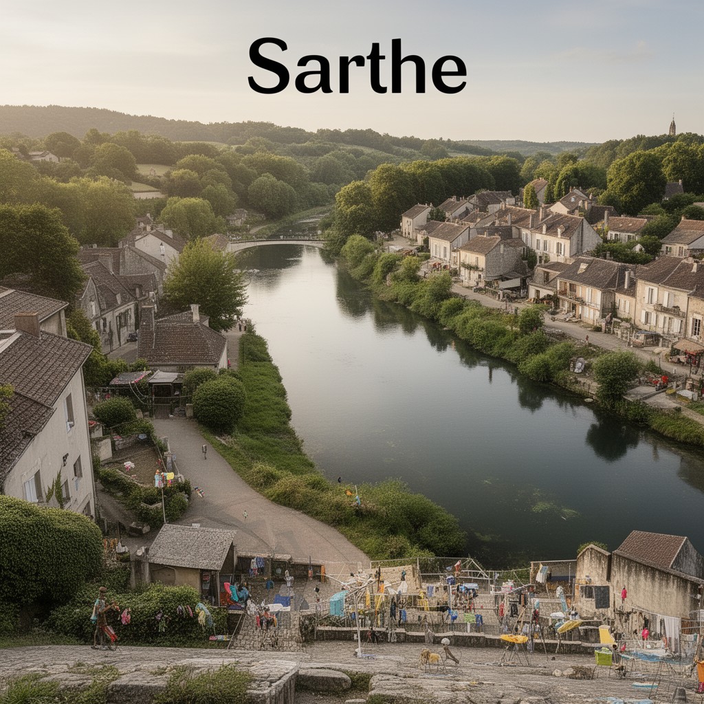 AI-generated illustration of Sarthe