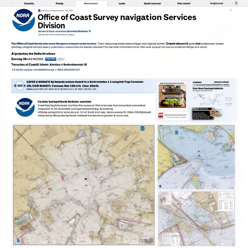 AI-generated illustration of Office of Coast Survey Navigation Services Division