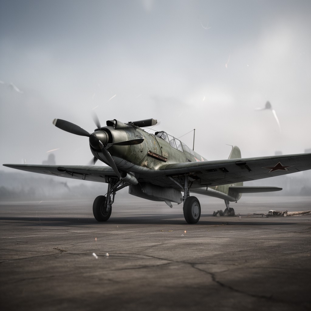 AI-generated illustration of Ilyushin Il-2