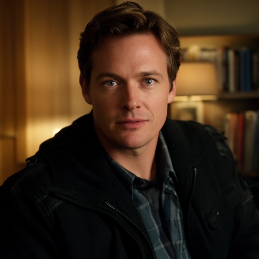 AI-generated illustration of Jason Bateman