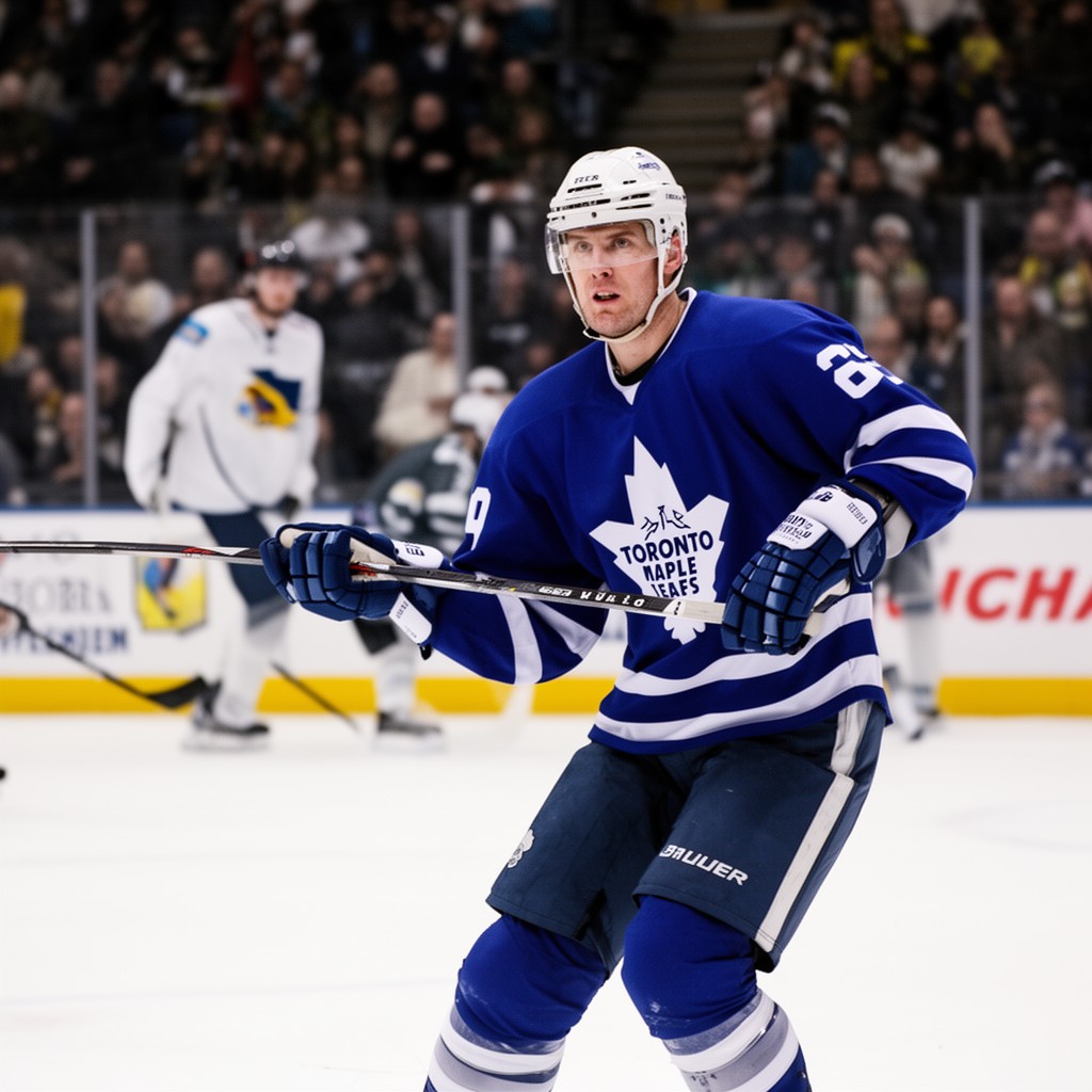 AI-generated illustration of Mats Sundin