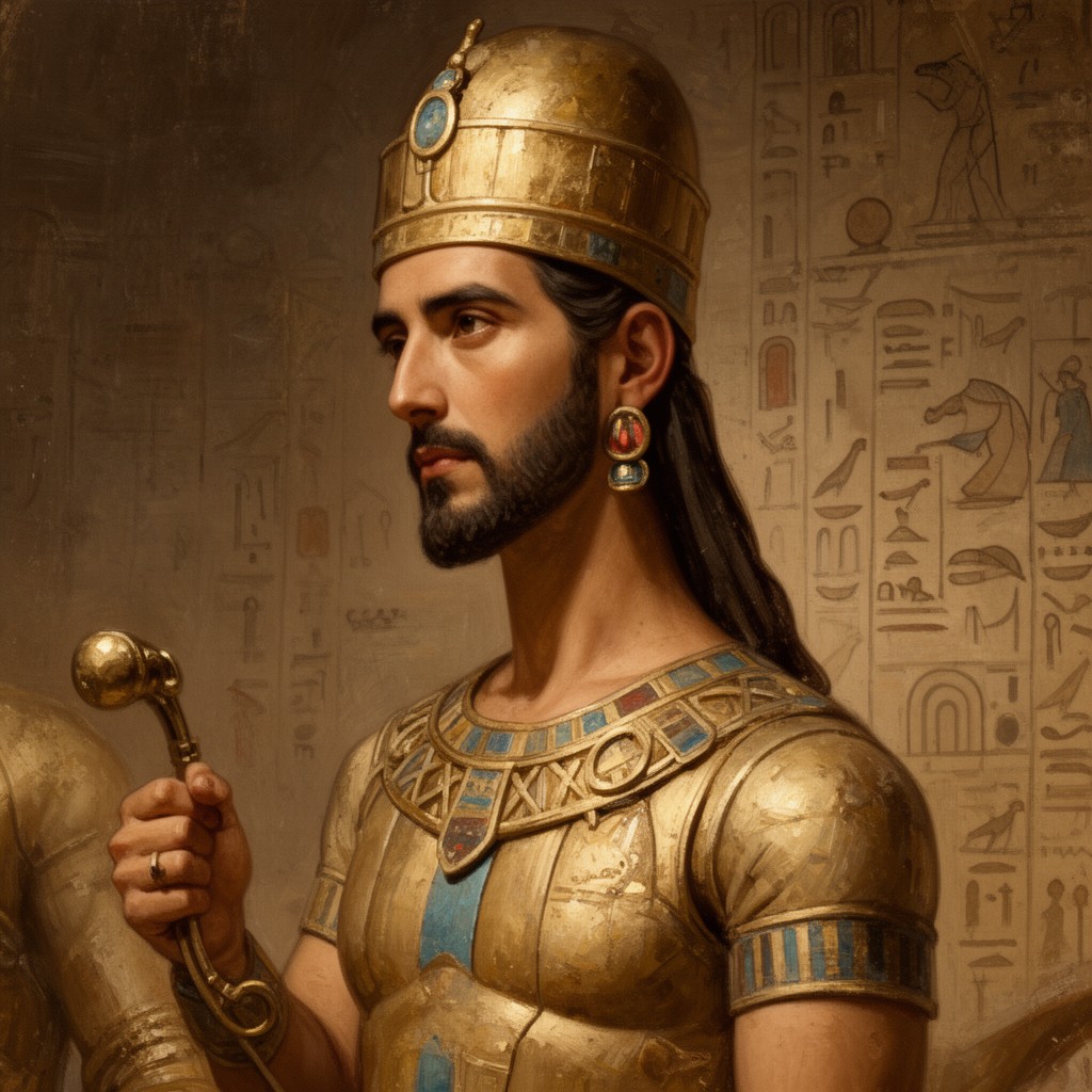 AI-generated illustration of Cambyses II