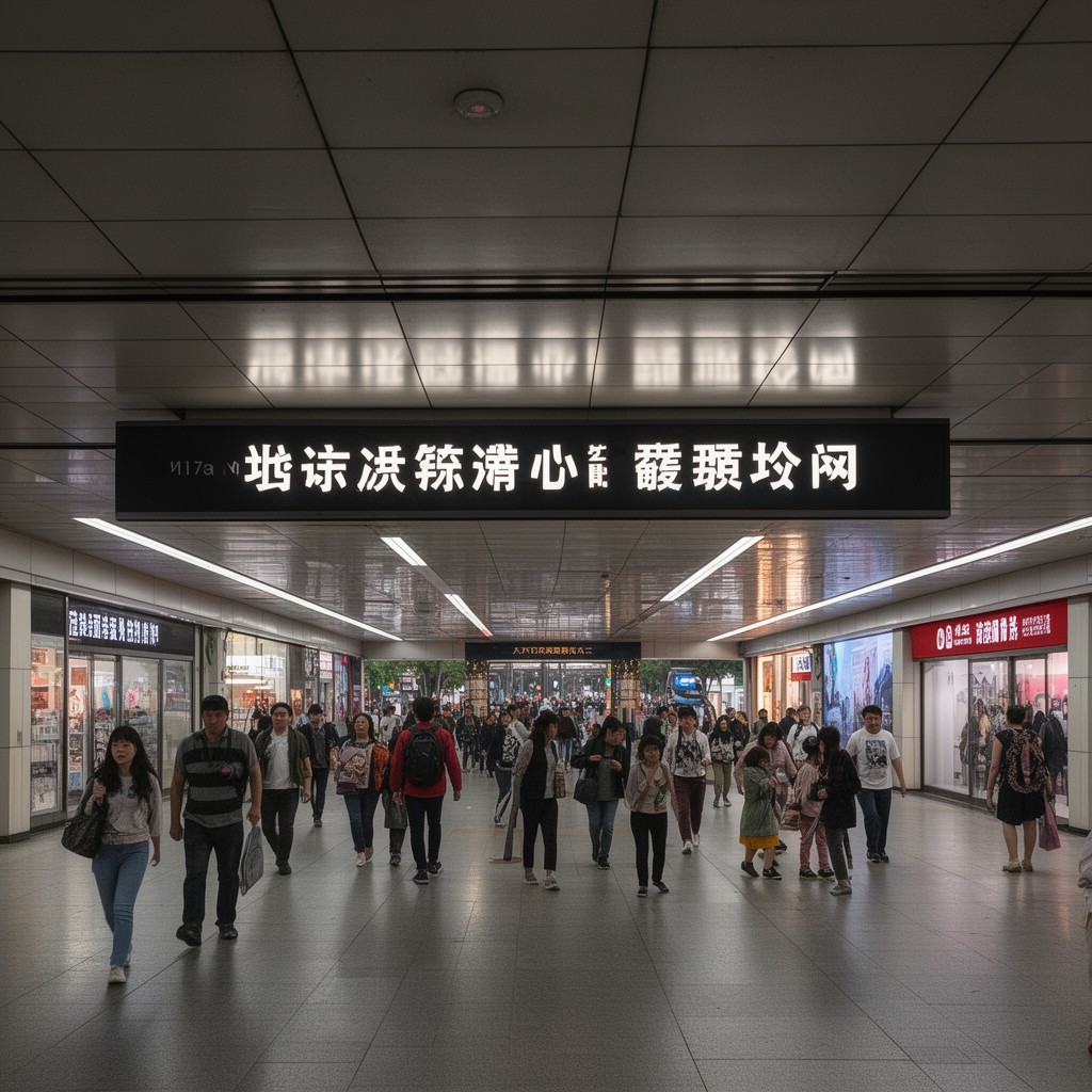 AI-generated illustration of Xidan station