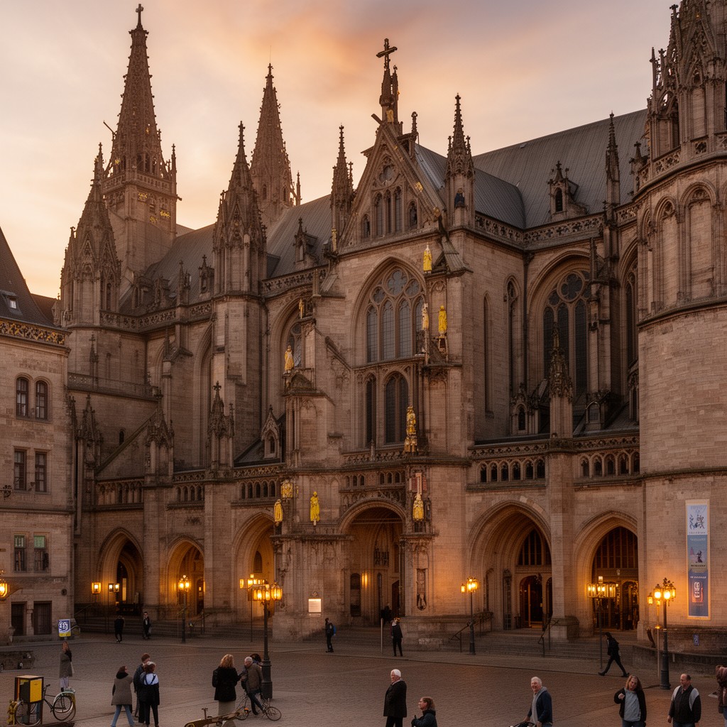 AI-generated illustration of Roman Catholic Diocese of Magdeburg