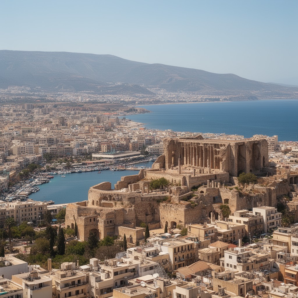AI-generated illustration of Heraklion