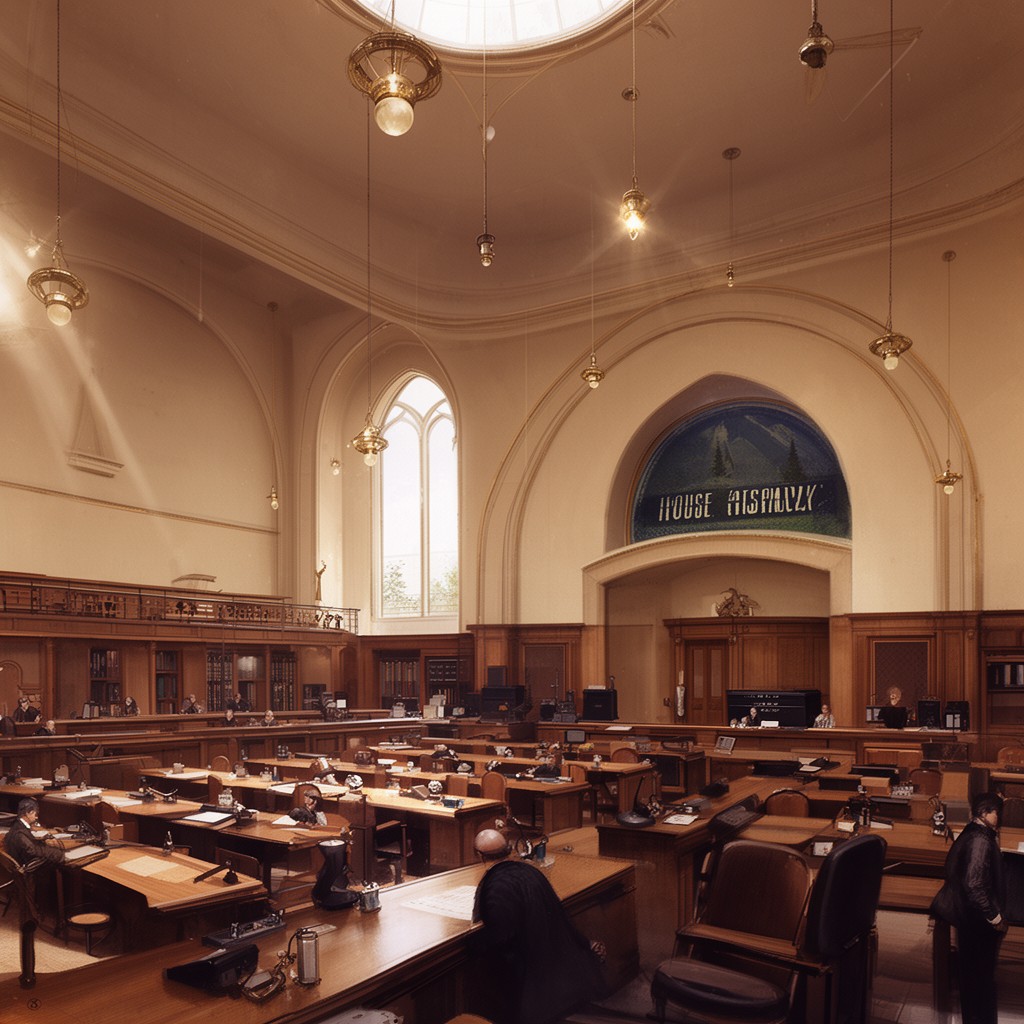 AI-generated illustration of House of Assembly of Tasmania