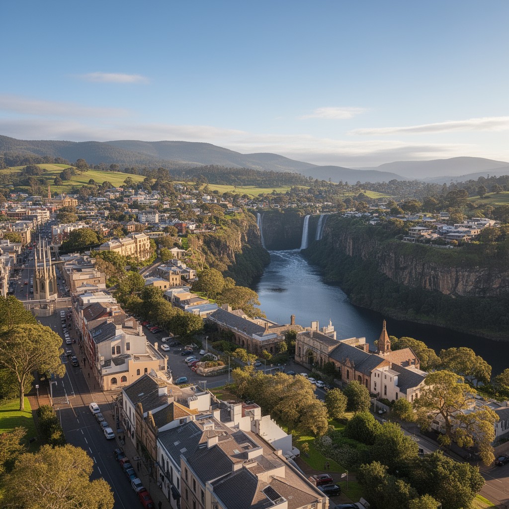 AI-generated illustration of Launceston