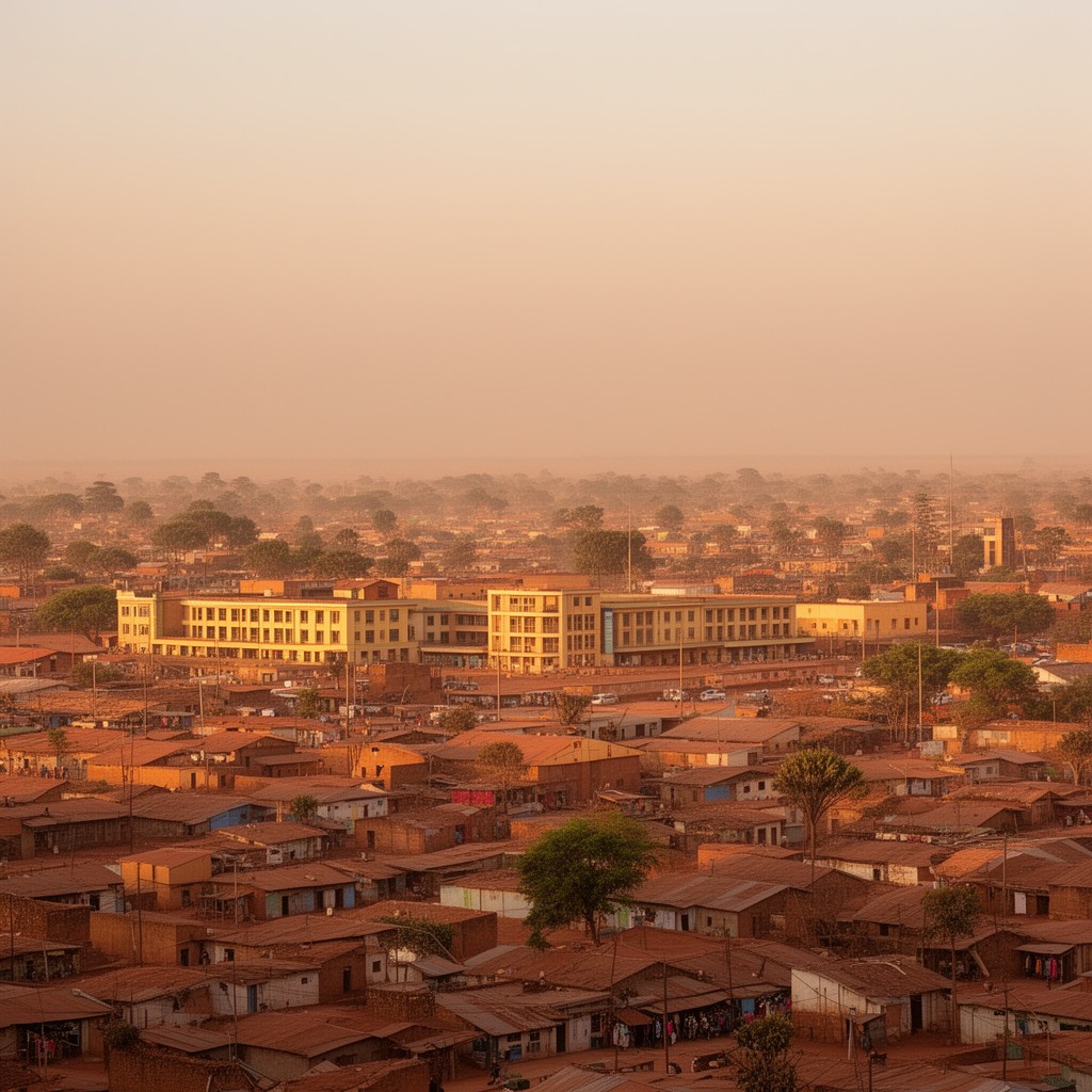 AI-generated illustration of Ouagadougou