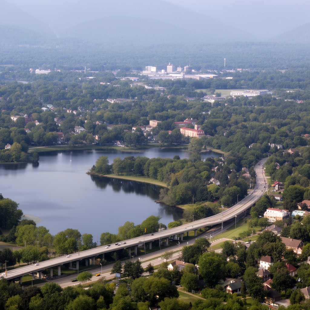 AI-generated illustration of Town of Monroe, New York