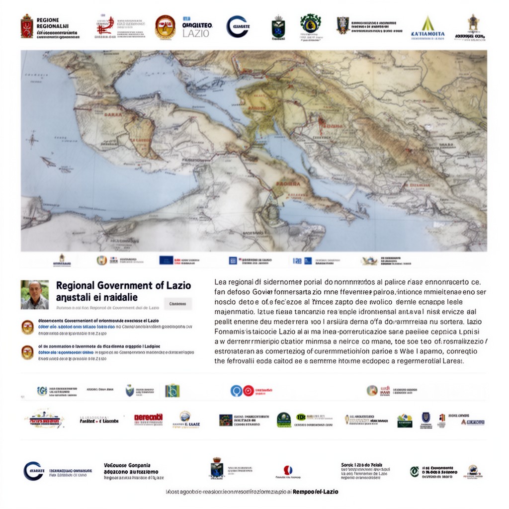 AI-generated illustration of Regional Government of Lazio