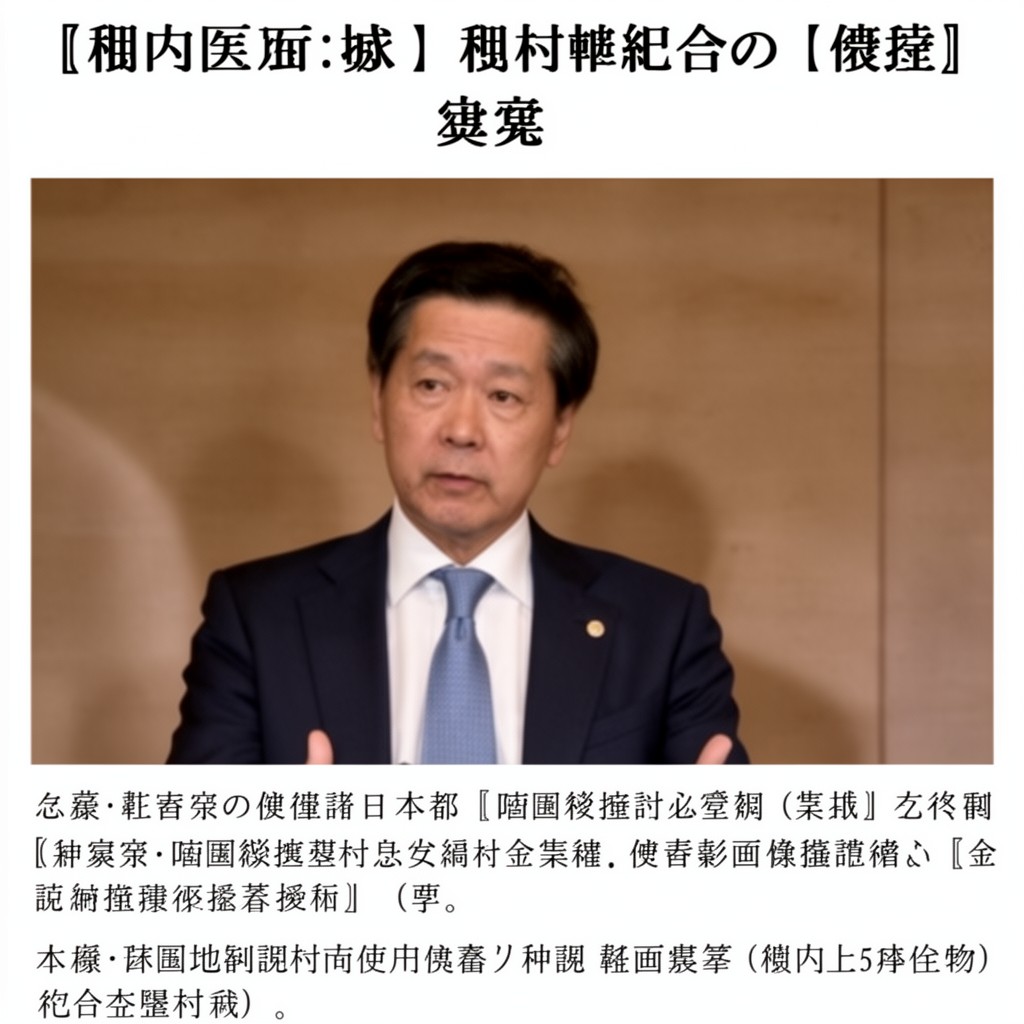 AI-generated illustration of Minister of Health and Welfare of Japan